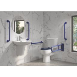 ETAL PDT-001020 Doc M Hinged Grab Rail Blue (RAL 5011) 770mm x 250mm x 32mm