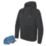 Bosch GHH 12+18V XA 12 / 18V Li-Ion Airstream Heated Hoodie Black X Large 44" Chest - Bare