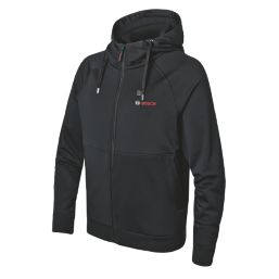 Bosch GHH 12+18V XA 12 / 18V Li-Ion Airstream Heated Hoodie Black X Large 44" Chest - Bare