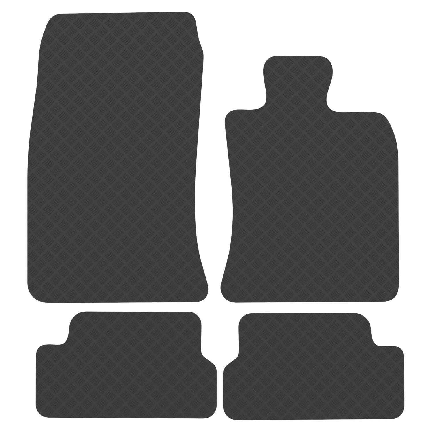 Car Mat Co. Mini Cooper R56 2006 - 2014 Rubber Car Mats 4 Piece Set (733VV)