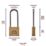 Squire Lion Brass  Weatherproof Long Shackle  Padlock 40mm