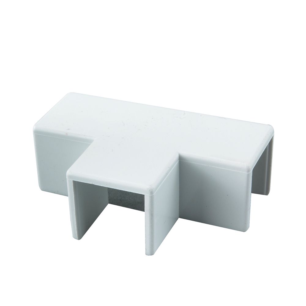 Tower Trunking Flat Tee 16 x 16mm | Mini & Maxi Trunking Acc | Screwfix.com