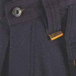 DeWalt Ripstop Multi-Pocket Shorts Grey / Black 38" W