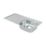 Utility 1 Bowl LH Polished Stainless Steel Sink 1000mm x 500mm