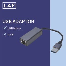 LAP USB-A to RJ45 Adaptor