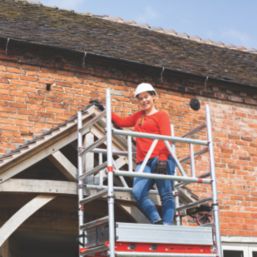 Single Depth Aluminium Access Tower 0.61m x 1.17m x 4m 4 Week Hire