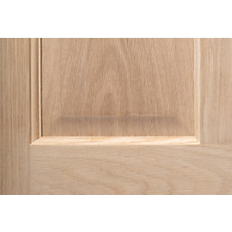 Unfinished Oak Wooden 4-Panel Internal Victorian-Style Door 1981mm x 762mm