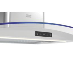 Cooke & Lewis CLCG60LKSS Canopy Hood Silver 598mm