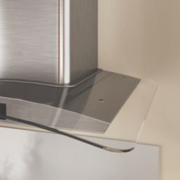 Cooke & Lewis CLCG60LKSS Canopy Hood Silver 598mm