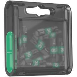 Wera Impaktor 867/1 1/4" 25mm Hex Shank TX30 TriTorsion Diamond Coated Bits 15 Pack