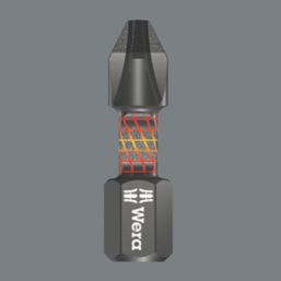 Wera Impaktor 867/1 1/4" 25mm Hex Shank TX30 TriTorsion Diamond Coated Bits 15 Pack