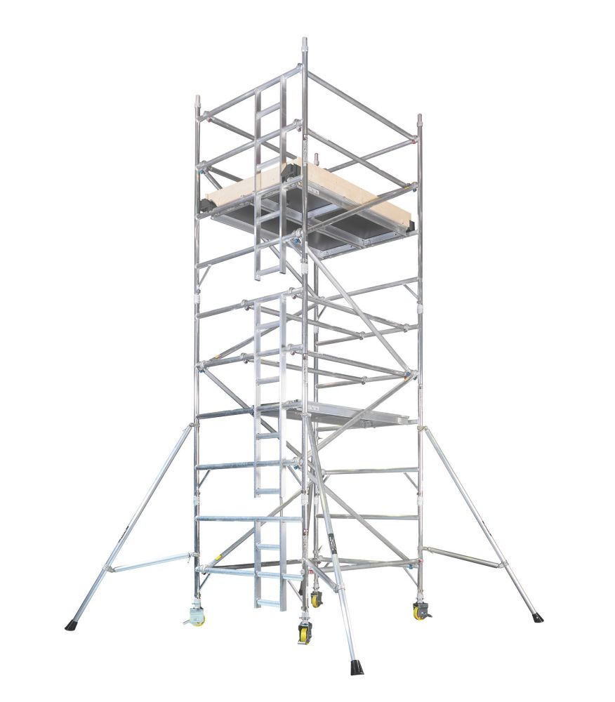 Boss Ladderspan 3T Double Depth Aluminium Tower 1.2m X 1.8m X 4.2m ...