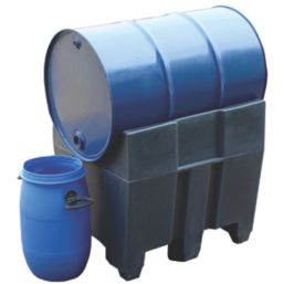 Essentials  Black Single Dispensing Barrel Stacker 25 / 50 / 205Ltr Drums