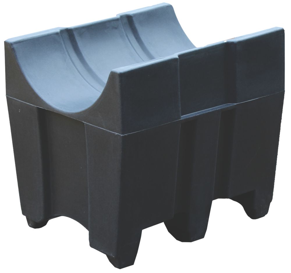 Essentials Black Single Dispensing Barrel Stacker 25 / 50 / 205Ltr Drums Screwfix