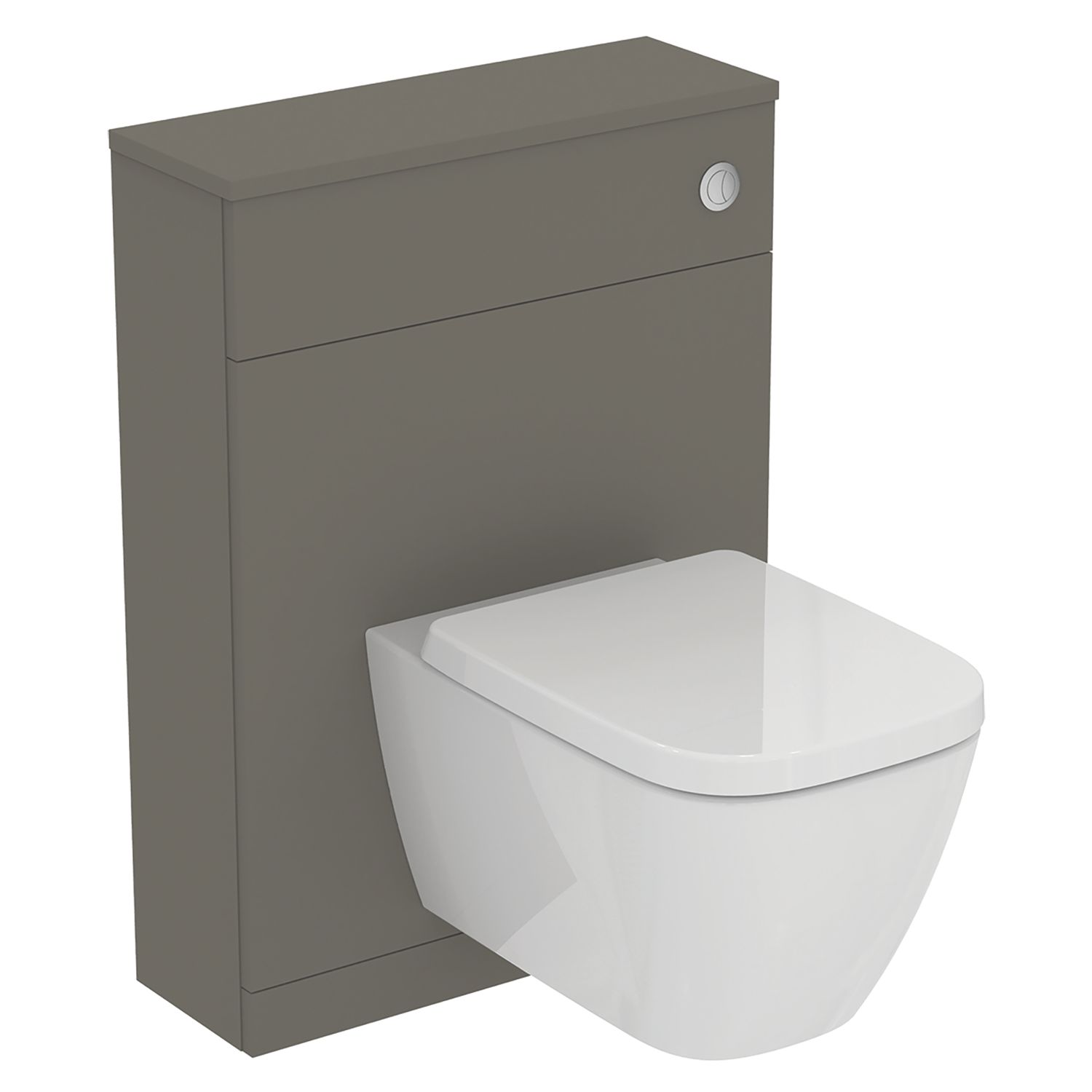 Ideal Standard i.life S WC Unit Quartz Grey Matt 600mm x 690mm x 835mm (734HM)
