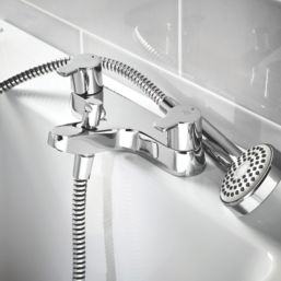 Ideal Standard Calista Chrome 70mm Deck Mounted Dual Control Manual Shower Mixer Tap