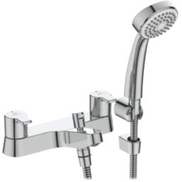 Ideal Standard Calista Chrome 70mm Deck Mounted Dual Control Manual Shower Mixer Tap