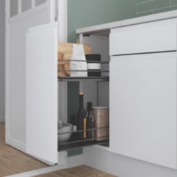 Essentials Anthracite  Pull-Out Storage 300mm