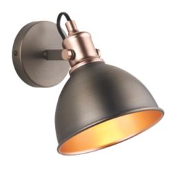 Quay Design Orion Adjustable Wall Spotlight Matt Pewter