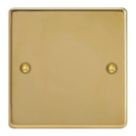 Varilight  1-Gang Blanking Plate Polished Brass