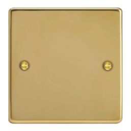 Varilight  1-Gang Blanking Plate Polished Brass