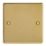 Varilight  1-Gang Blanking Plate Polished Brass