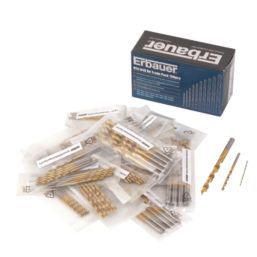 Erbauer  Straight Shank Metal Drill Bit Trade Pack 150 Pieces