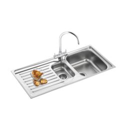 Franke Antea 1.5 Bowl Stainless Steel Reversible Inset Sink & Drainer  1000mm x 500mm