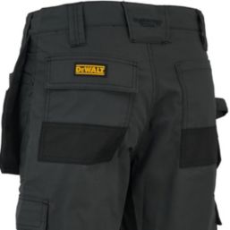 DEWALT Cheverley Stretch Work Shorts Grey 34" W