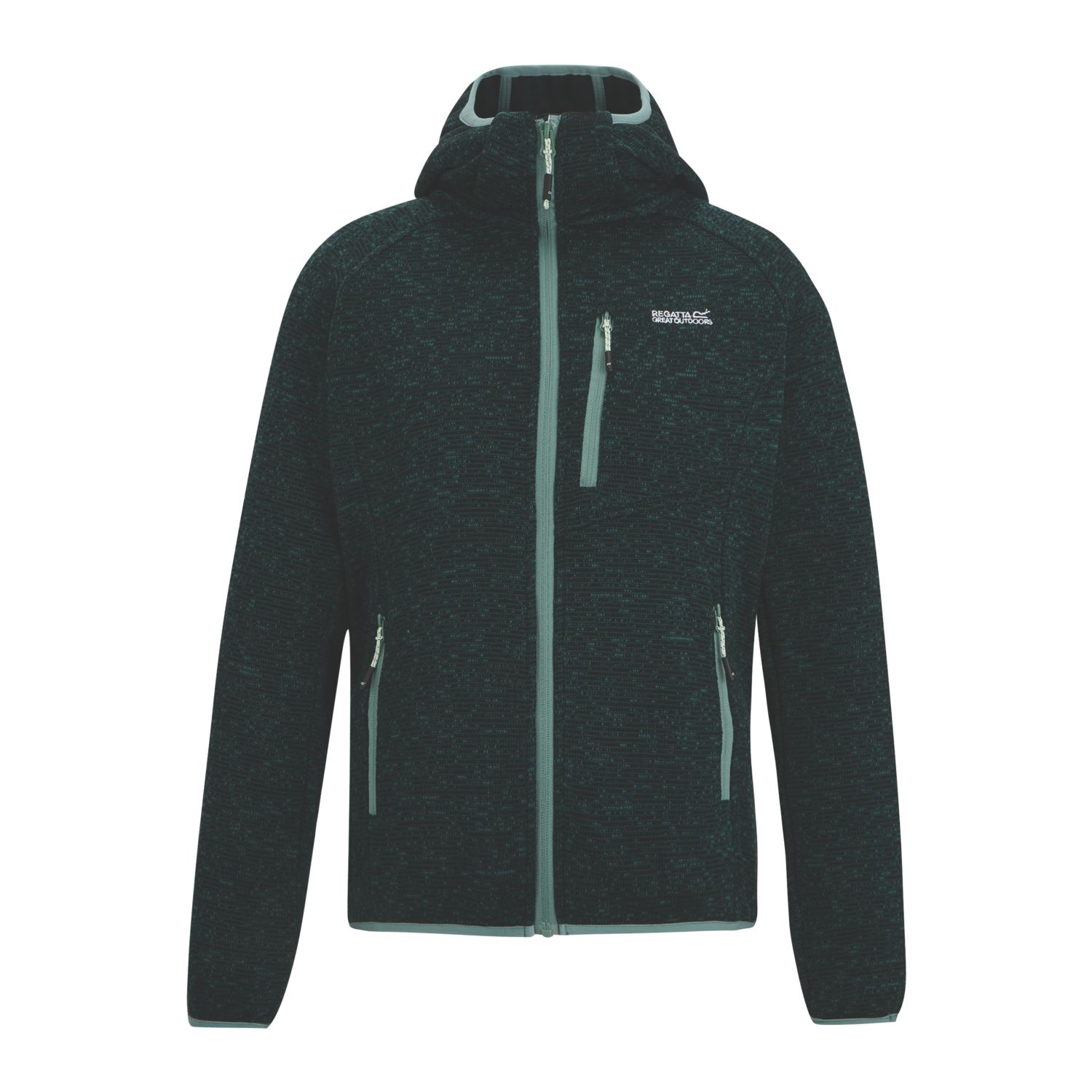 Regatta Newhill Full Zip Womens Hooded Fleece Mediterranea Size 20 (735EM)