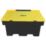 Essentials  Eco-Friendly Stackable Grit Bin  Black/Yellow 350Ltr