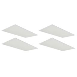 4lite  Rectangular 1200mm x 600mm LED Panel White 46W 5500lm 4 Pack