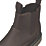 Site Mudguard  Womens Slip-On Safety Boots Brown Size 5