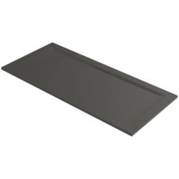 Mira Flight Level Rectangular Shower Tray Slate Grey 1800 x 800 x 25mm