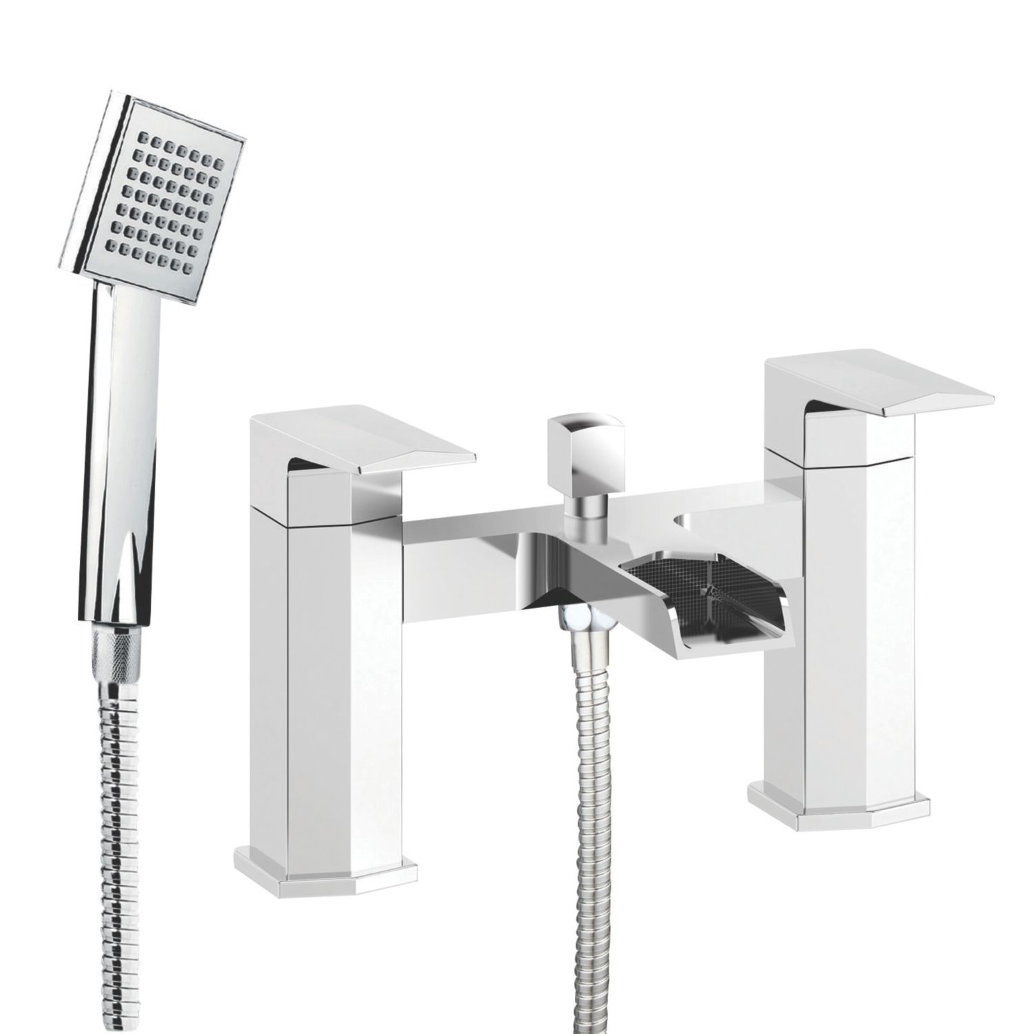 Bristan Elegance Waterfall Deck Mounted Bath Shower Mixer Chrome (735JK)