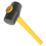 Thor 952FG Black Rubber Mallet  11oz (0.325kg)