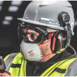 Milwaukee Vented High-Profile Clear Safety Goggles