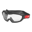 Milwaukee Vented High-Profile Clear Safety Goggles