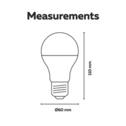Calex Vista Tones E27 A60 Multi Colour LED Light Bulb 8.5W