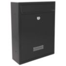 Burg-Wachter Trent Post Box Black Metallic