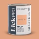 LickPro Max+ 1Ltr Orange 05 Matt Emulsion  Paint