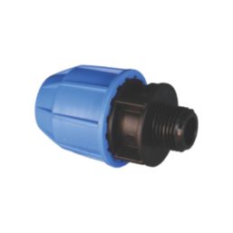 FloPlast 491102 MDPE Male Adaptor 20mm x 1/2"