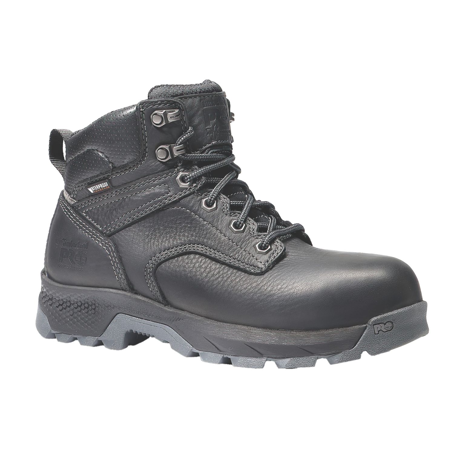 Timberland Pro Titan 6" Size 3 Womens Black Waterproof Safety Boots (735XK)