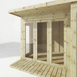 Mercia Contemporary 9' 6" x 8' (Nominal) Pent Tongue & Groove Timber Summerhouse & Shed