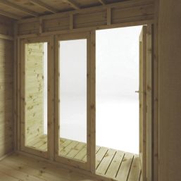 Mercia Contemporary 9' 6" x 8' (Nominal) Pent Tongue & Groove Timber Summerhouse & Shed