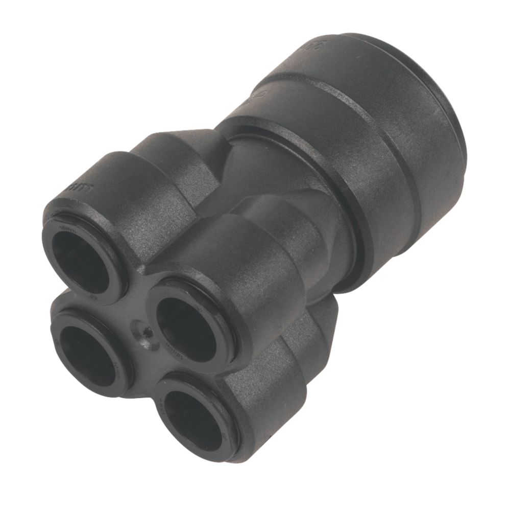 JG Speedfit  Plastic Push-Fit Reducing 4 Port Manifold 22mm x 10mm