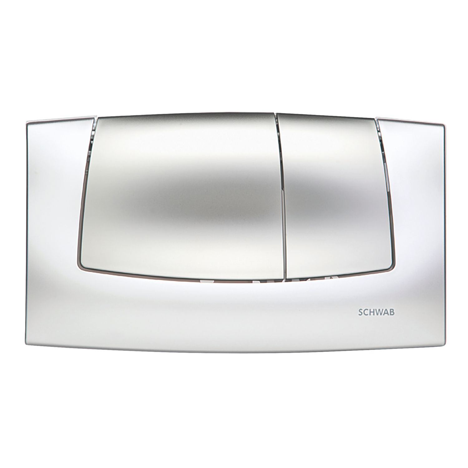Fluidmaster Schwab Onda 227747 Dual-Flush Flushing Plate Gloss/Matt Chrome (7361X)