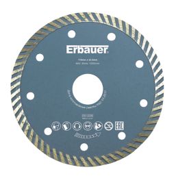 Erbauer  Masonry Turbo Diamond Blade 115mm x 22.2mm