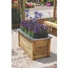Forest Cambridge Rectangular Planter Wood 1000mm x 500mm x 500mm