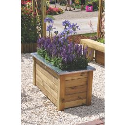 Forest Cambridge Rectangular Planter Wood 1000mm x 500mm x 500mm